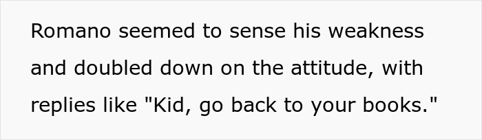 Man speaking loudly in a library, filmed by local regulars, becoming known as the town jerk.