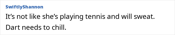 Comment from tennis star&rsquo;s match about opponent&rsquo;s odor, addressing mid-match smell remarks and reactions.