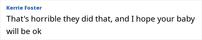 Comment expressing concern for baby&rsquo;s well-being after fire extinguisher prank gone wrong involving teens.