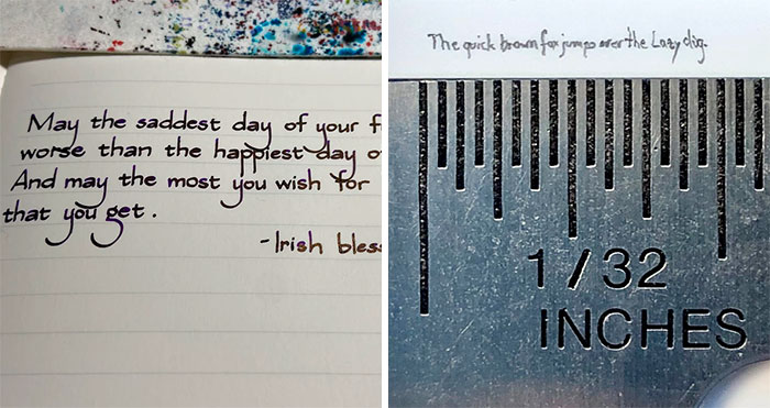 50 Examples Of Handwriting That Look Unreal (New Pics)