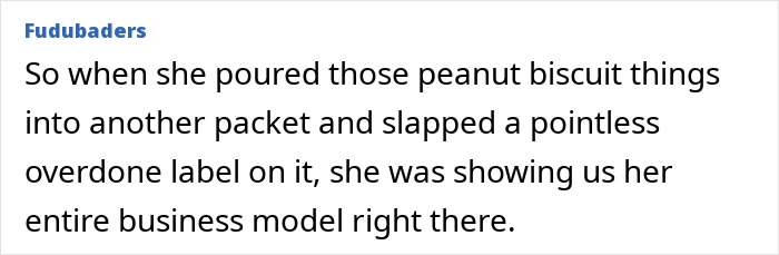 Text post from Fudubaders discussing the business model controversy involving Meghan Markle's brand products. Text post from Fudubaders discussing the business model controversy involving Meghan Markle's brand products.