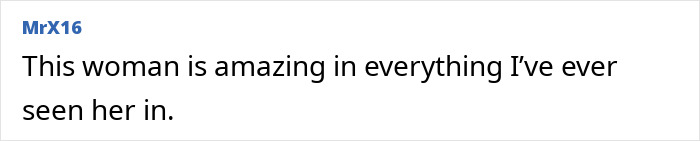 Comment text on white background about a beloved &rsquo;90s star and Tom Cruise&rsquo;s Rain Man co-star&rsquo;s appearance 37 years later.