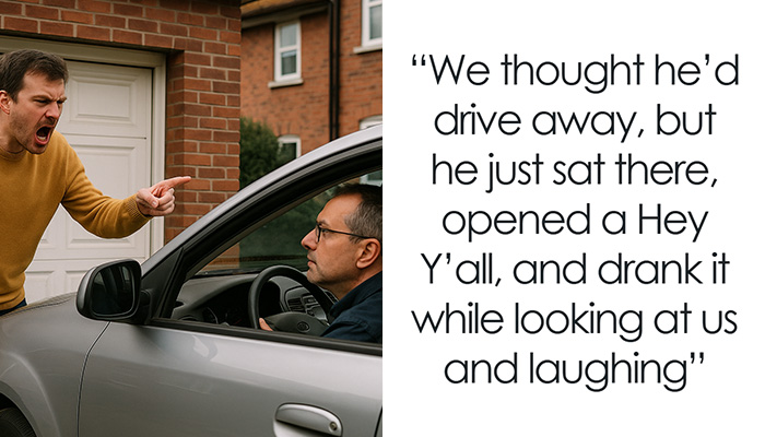 Angry Driver Tells Guy “He Doesn’t Know Who’s He Messing With”, But It’s The Other Way Around