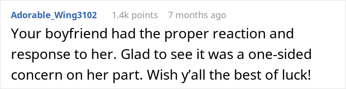 Screenshot of a comment discussing a woman upset that her friend&rsquo;s girlfriend won&rsquo;t let them sleep in the same bed.