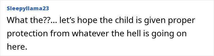 Comment expressing concern for child protection in a case involving man arrested for disturbing criminal record.