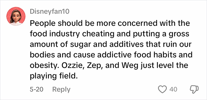 User comment about obesity and food industry on social platform, mentioning Ozempic and weight loss opinions. User comment about obesity and food industry on social platform, mentioning Ozempic and weight loss opinions.