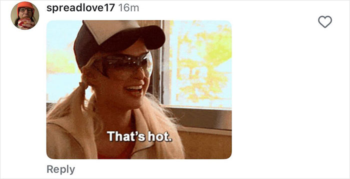 Meme showing a woman wearing sunglasses and a cap smiling with the caption that’s hot referencing Jason Kelce’s bulge. Meme showing a woman wearing sunglasses and a cap smiling with the caption that’s hot referencing Jason Kelce’s bulge.