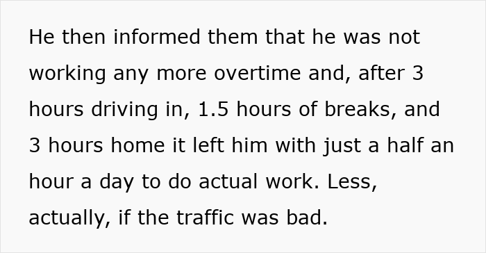 Man Realizes Company Is Messing With Him, Works 30 Minutes A Day And Gets His Way Man Realizes Company Is Messing With Him, Works 30 Minutes A Day And Gets His Way