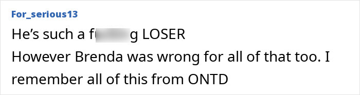Screenshot of an online comment accusing Brenda Song of faking pregnancies, abortion, and cancer in a heated discussion.