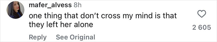 Comment on social media post expressing concern about female tourist abandoned by guide during Indonesian volcano hike.