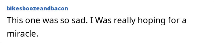 Comment expressing sadness and hope for a miracle related to tourist abandoned in active volcano incident.