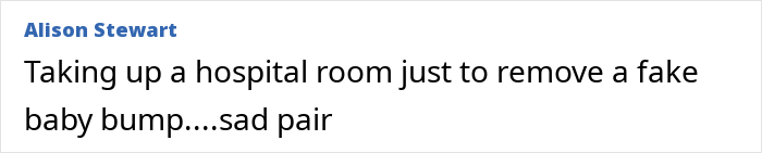 Comment on social media post criticizing fake pregnancy, linked to Meghan Markle's twerking pregnancy video conspiracy theory.