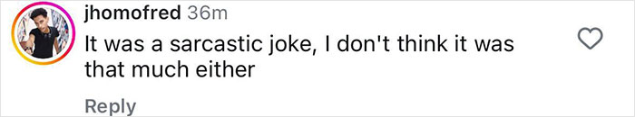 Screenshot of a social media comment responding to Miley Cyrus' controversial Pride joke about JoJo Siwa. Screenshot of a social media comment responding to Miley Cyrus' controversial Pride joke about JoJo Siwa.