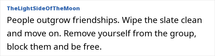 Screenshot of a Reddit post about friendship of 10 years on the rocks and realizing a friend hates her.