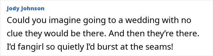 Comment about attending a wedding where Taylor Swift and Travis Kelce are rumored to have secretly married after invitation leaked.