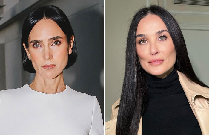 Dos celebridades con semblantes y rasgos faciales muy similares, demostrando parecidos sorprendentes entre famosos.