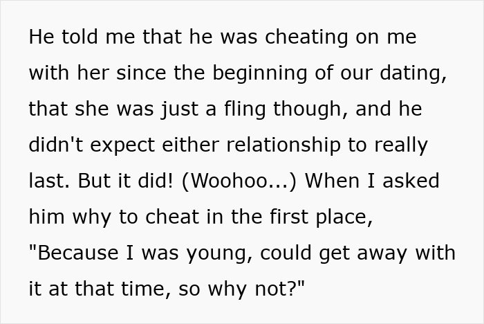 Text revealing a man admits to cheating and hiding a secret second family, truth discovered after wife borrows his phone.