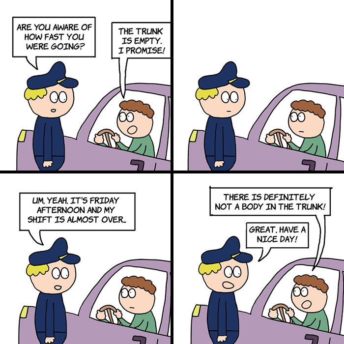 50 Funny Comics With Sinister Twists And Turns By These Artists