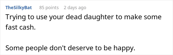 Screenshot of a Reddit comment expressing concern about a potential lawsuit and legal advice regarding $100K demand.