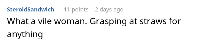Reddit comment expressing frustration, related to man concerned late girlfriend's mom might slap lawsuit and demand $100K.