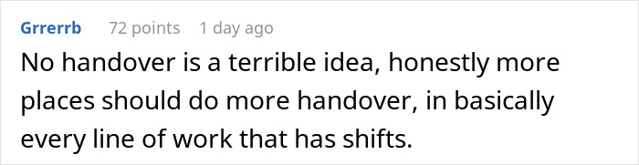 Screenshot of an online comment discussing negative effects of company penny-pinching as workers stop going the extra mile. Screenshot of an online comment discussing negative effects of company penny-pinching as workers stop going the extra mile.