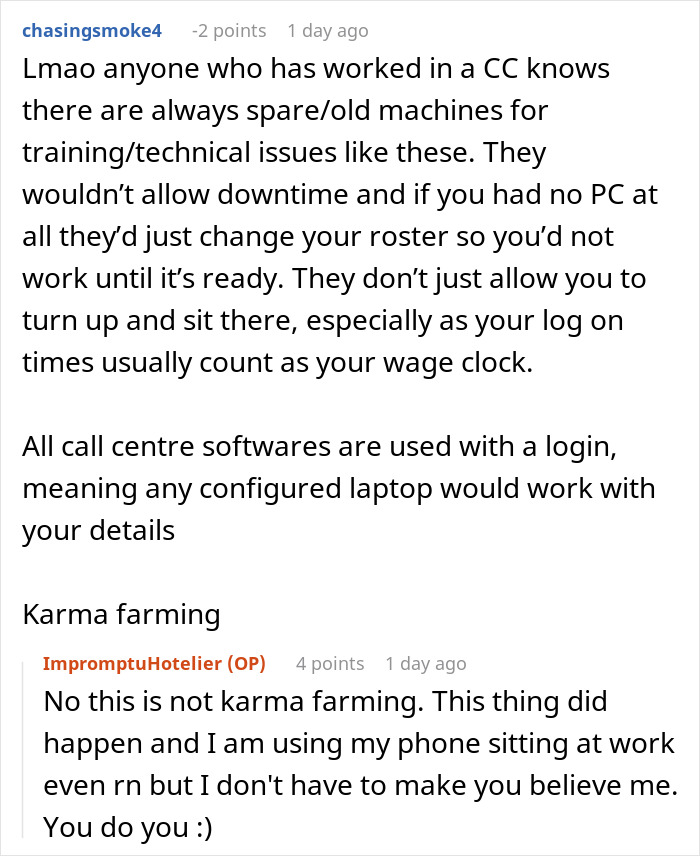 Employee sabotages work laptop after feeling frustrated by colleagues receiving special treatment daily. Employee sabotages work laptop after feeling frustrated by colleagues receiving special treatment daily.