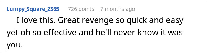 Comment praising quick and effective revenge after man mocks coworker for not having fun in Vegas with escort cards prank. Comment praising quick and effective revenge after man mocks coworker for not having fun in Vegas with escort cards prank.
