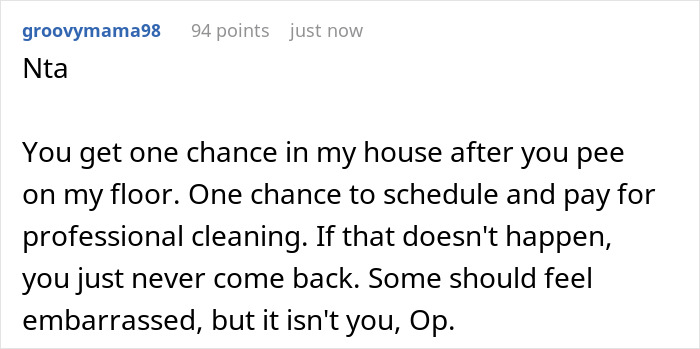 Screenshot of a Reddit comment discussing a man facing backlash after calling cops on brother and family breaking into his home to use the pool.