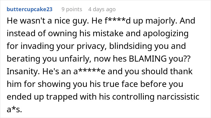 Reddit comment criticizing a man furious after his girlfriend let him break up over Excel document issues. Reddit comment criticizing a man furious after his girlfriend let him break up over Excel document issues.