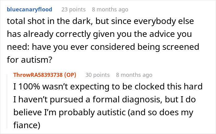 Screenshot of an online conversation where a woman discusses loneliness as her fianc&eacute; restricts conversation topics.