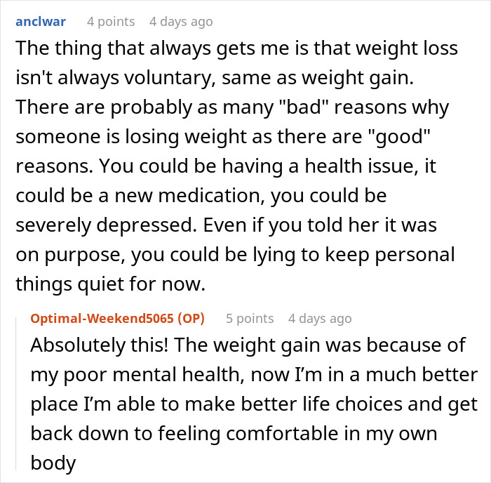 "I Was So Confused And Shocked": Woman Called Selfish By Bride Because She Lost Some Weight "I Was So Confused And Shocked": Woman Called Selfish By Bride Because She Lost Some Weight