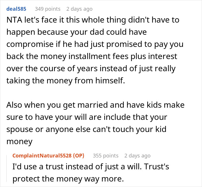 Woman takes dad to court over $100K stolen inheritance leaving him financially broke in a legal family dispute.