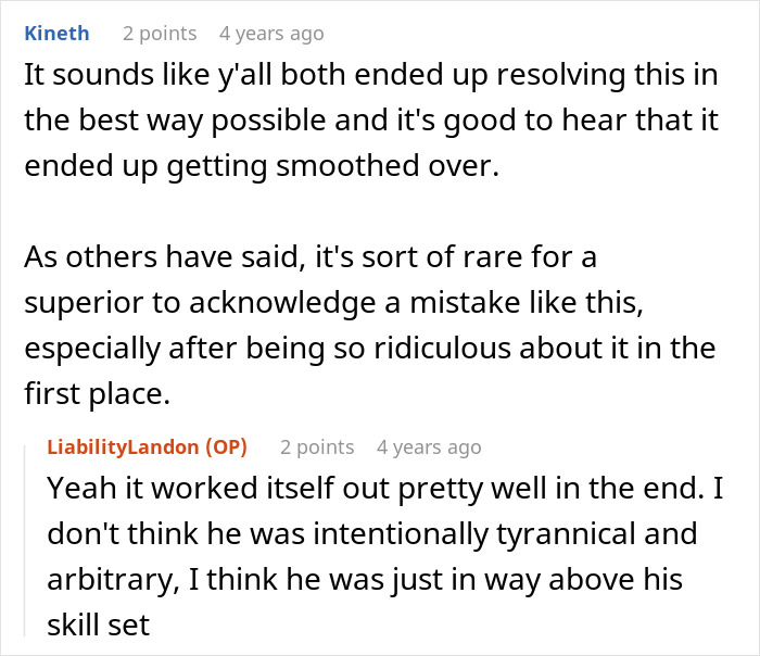 Reddit conversation discussing a guy told to stop being late and stick to his schedule, resolving conflicts and misunderstandings.
