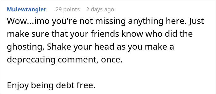 Screenshot of an online discussion about a woman wanting half of her best friend's inheritance and facing blockage after refusal. Screenshot of an online discussion about a woman wanting half of her best friend's inheritance and facing blockage after refusal.