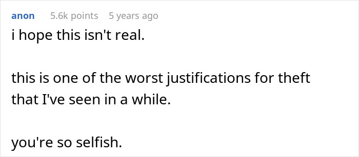 Comment on post about man chasing high school memories by buying a 1972 Ford Bronco, calling it selfish.