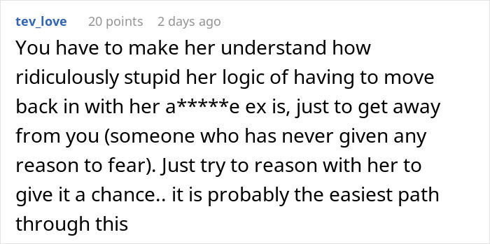 Comment discussing tenant fearing living in inherited house after new owner&rsquo;s actions make it terrifying to live there