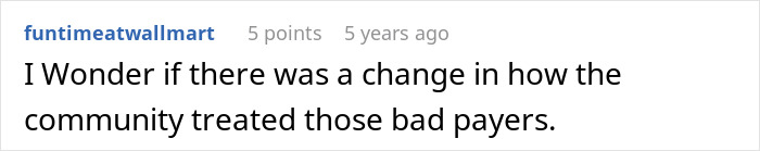 Comment about community reaction to religious couple who doesn't pay their babysitter and family’s Bible-based revenge plan. Comment about community reaction to religious couple who doesn't pay their babysitter and family’s Bible-based revenge plan.