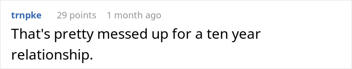Comment about a woman at crossroads after partner of 10 years wants to buy a house only for him.