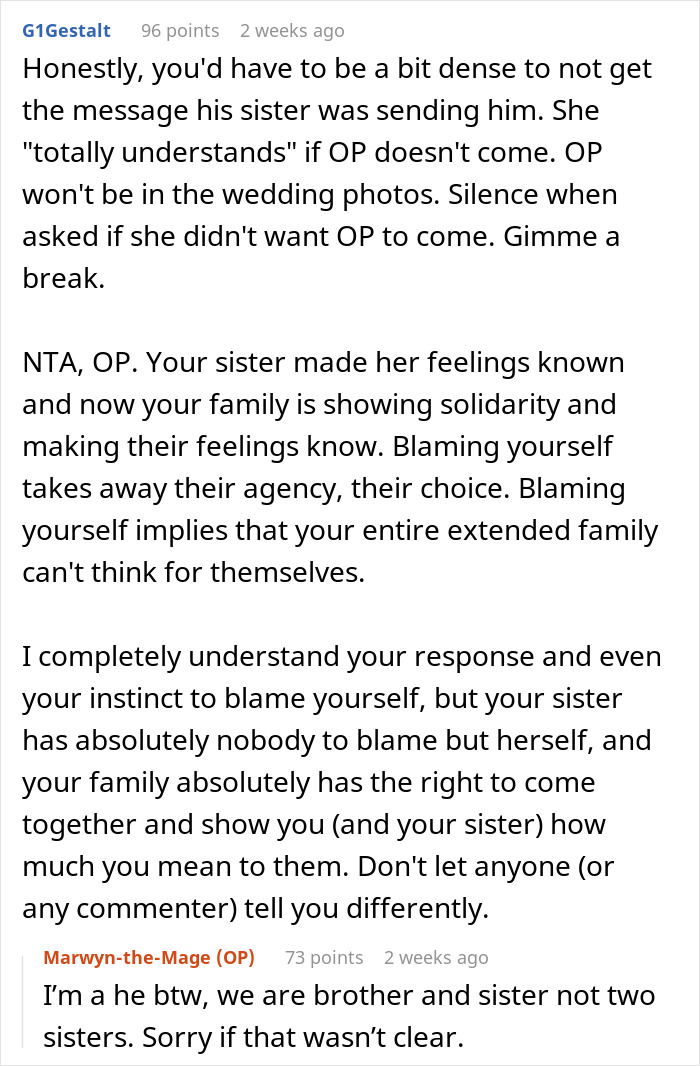 Bride's Fam Boycotts Wedding After She Plans To Exclude Bro Just Because Of His Alternative Look