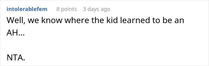 Reddit comment discussing a response related to paying for a stepson’s surgery in a family conflict. Reddit comment discussing a response related to paying for a stepson’s surgery in a family conflict.