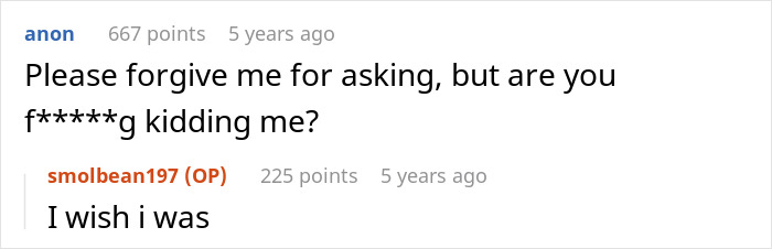 Screenshot of a Reddit comment where a user expresses disbelief about a guy feeding his girlfriend slugs and pet snail for months.