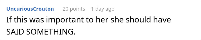 Screenshot of a Reddit comment emphasizing the importance of speaking up about canceling a kid&rsquo;s party for a friend&rsquo;s event.