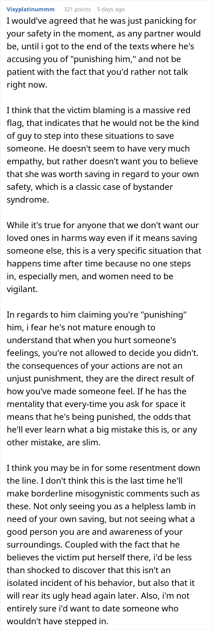 Text conversation analyzing a guy losing it after his girlfriend confronts two men trying to kidnap a drunk girl scenario. Text conversation analyzing a guy losing it after his girlfriend confronts two men trying to kidnap a drunk girl scenario.