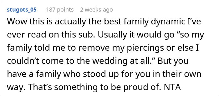 Bride's Fam Boycotts Wedding After She Plans To Exclude Bro Just Because Of His Alternative Look