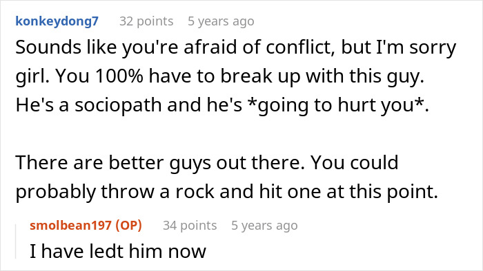 Reddit conversation about a guy feeding girlfriend slugs and her pet snail, sparking concern and relationship advice.