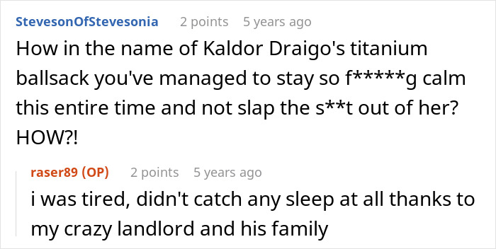 Screenshot of a Reddit conversation showing an entitled mother insisting on paying for an upgrade in a heated exchange.