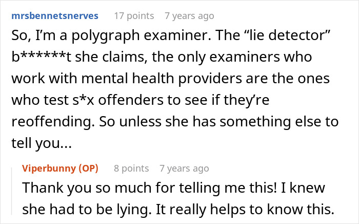 Screenshot of an online forum discussing advice on how to deal with a mom threatening to call CPS. Screenshot of an online forum discussing advice on how to deal with a mom threatening to call CPS.