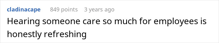 Screenshot of a social media comment praising an insurance company that denies employee claim and gets destroyed. Screenshot of a social media comment praising an insurance company that denies employee claim and gets destroyed.
