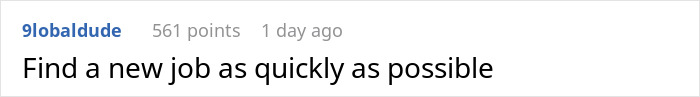 Screenshot of an online comment advising to find a new job quickly after employee sabotages work laptop due to unfair treatment. Screenshot of an online comment advising to find a new job quickly after employee sabotages work laptop due to unfair treatment.