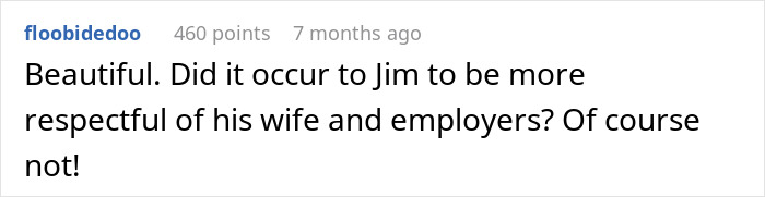 Screenshot of a Reddit comment mocking a coworker’s Vegas trip and mentioning escort cards found by his wife. Screenshot of a Reddit comment mocking a coworker’s Vegas trip and mentioning escort cards found by his wife.